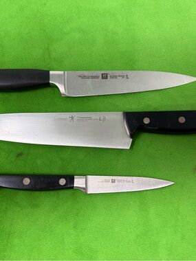 J. A. Henckels Cooking Knife Set 3 Pcs 8" 6" 4"